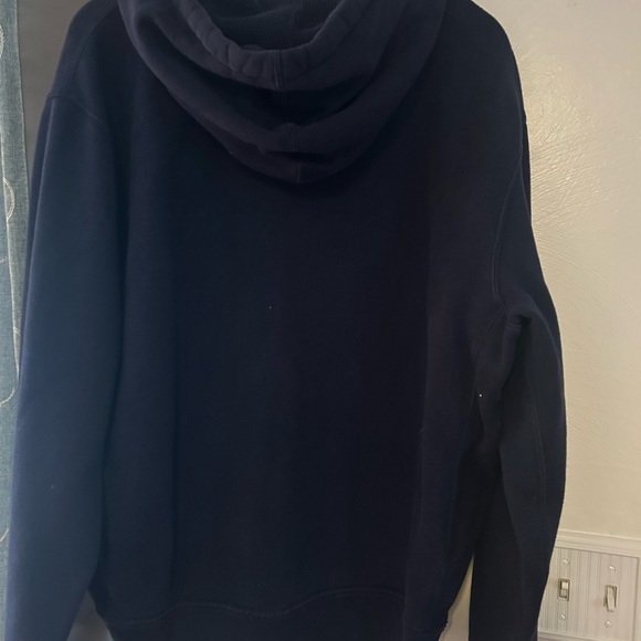 Polo by Ralph Lauren Dark Blue Zip-Up with Red Emblem - Picture 3 of 3